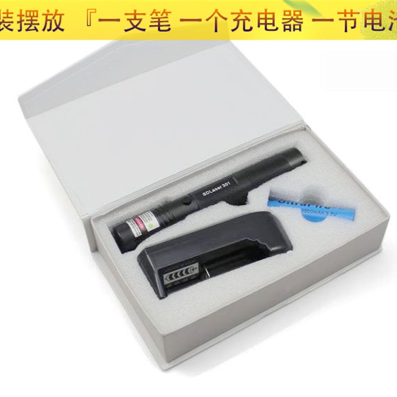 Laser 301激光手电 远射可调焦绿激光指示售楼笔镭射笔紫光红光笔