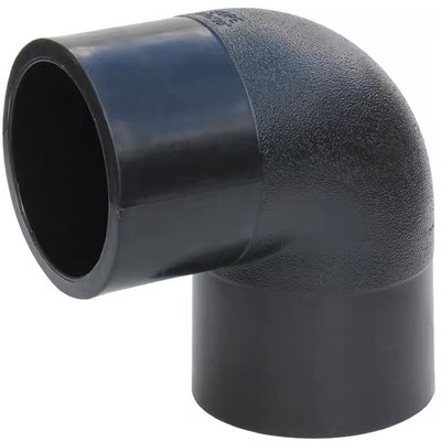 pe对接弯头110 160 200 250 315对焊等弯热熔自来水管优质PE配件