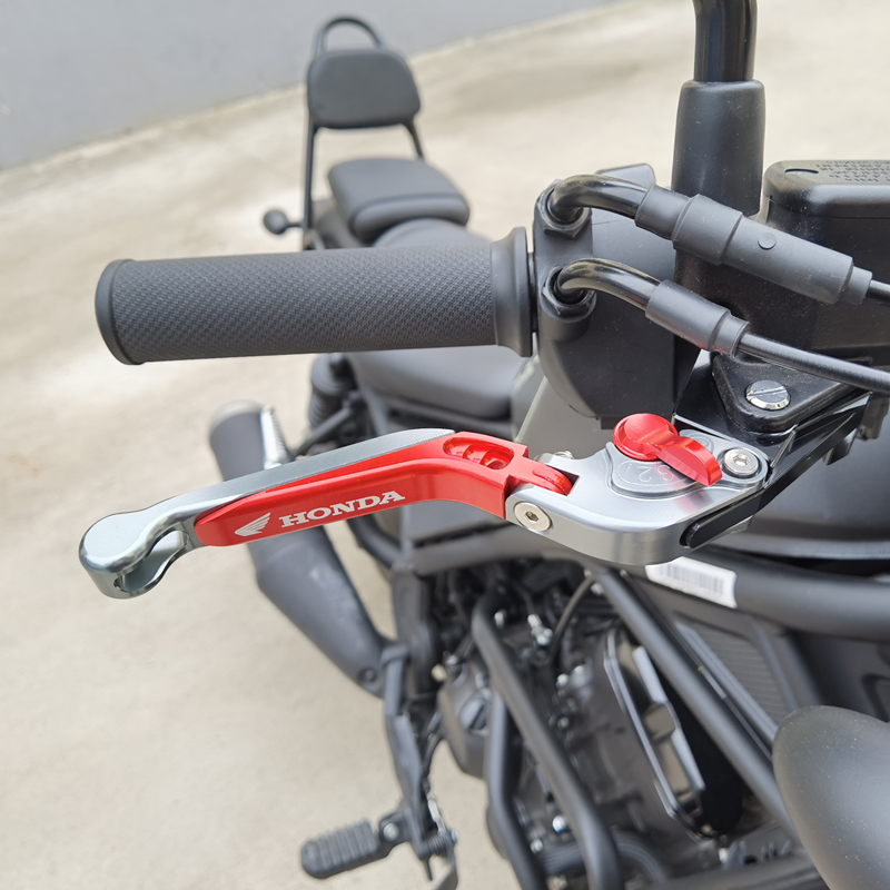 适用本田叛逆者CM300 CM500刹车牛角手柄离合把手折叠可调改装