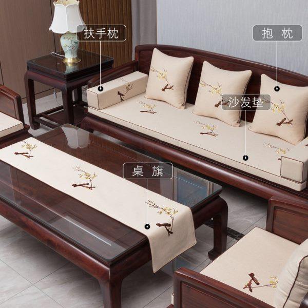 新中式红木沙发椅子凳坐垫实木家具罗汉床贵妃椅飘窗座垫海绵防滑,居家布艺,沙发垫,淘宝优惠券,粉丝福利购,淘宝优惠卷