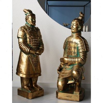 大型兵马俑落地大摆件店铺引流拍照打卡假人物玻璃钢雕塑美陈装饰,家居饰品,落地摆件,淘宝优惠券,粉丝福利购,淘宝优惠卷