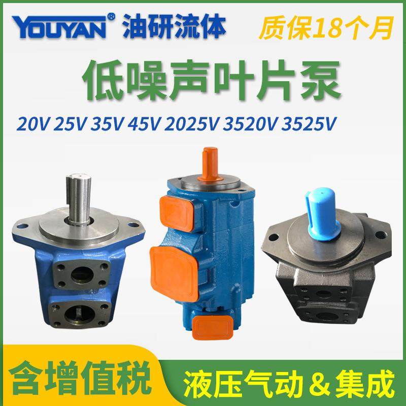 2520V双联3525V威格士型4535V叶片油泵20V3A-1A B C-22R 25V10A14