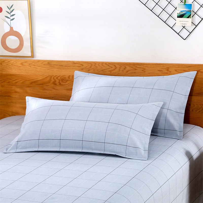 【2023新品】老粗布枕套一对装枕头套枕芯套40x60全棉48x74cm