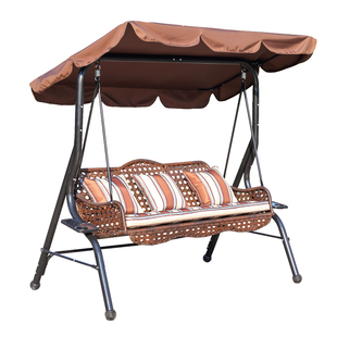 户外秋千吊椅室外阳台庭院家用花园网红摇椅铁艺室内双人荡秋千椅