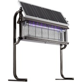 太阳能灭蚊灯户外庭院花园灭蚊器室外防水别墅大功率充电式 灭蝇灯