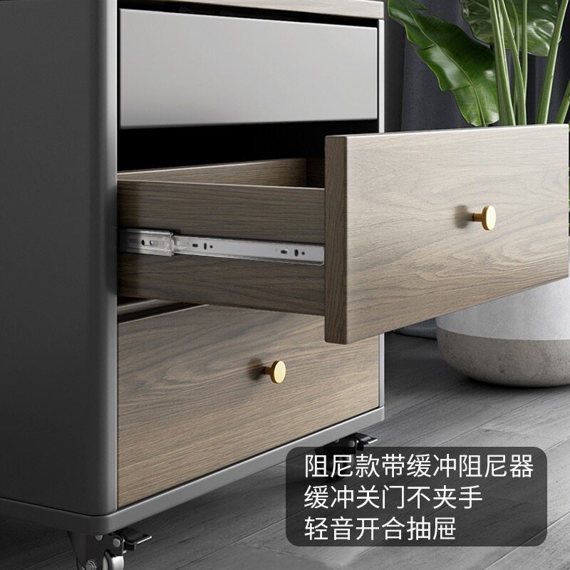 抽屉轨道滑道不锈钢三节轨道滑轨衣橱柜阻尼缓冲静音反弹轨道导轨