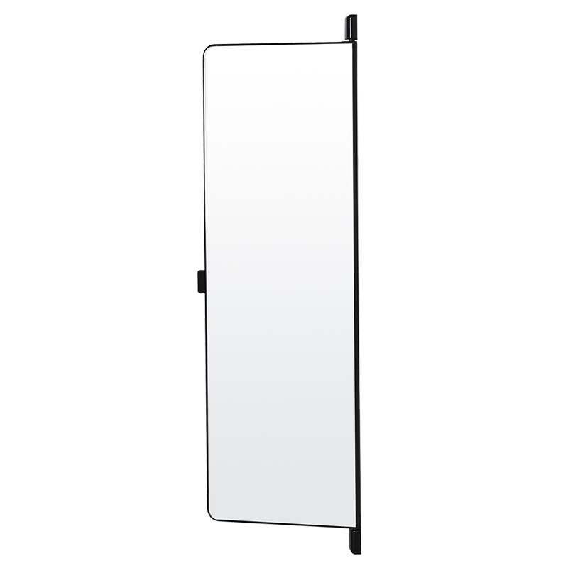 衣柜镜子隐形推拉内装全身镜平开门旋转全身镜隐藏内置摺叠全身镜