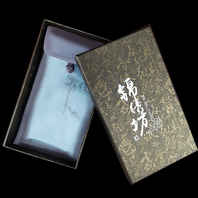 成都旅游中国风蜀绣手工刺绣真丝女士手绢复古风绣花手帕方巾送礼