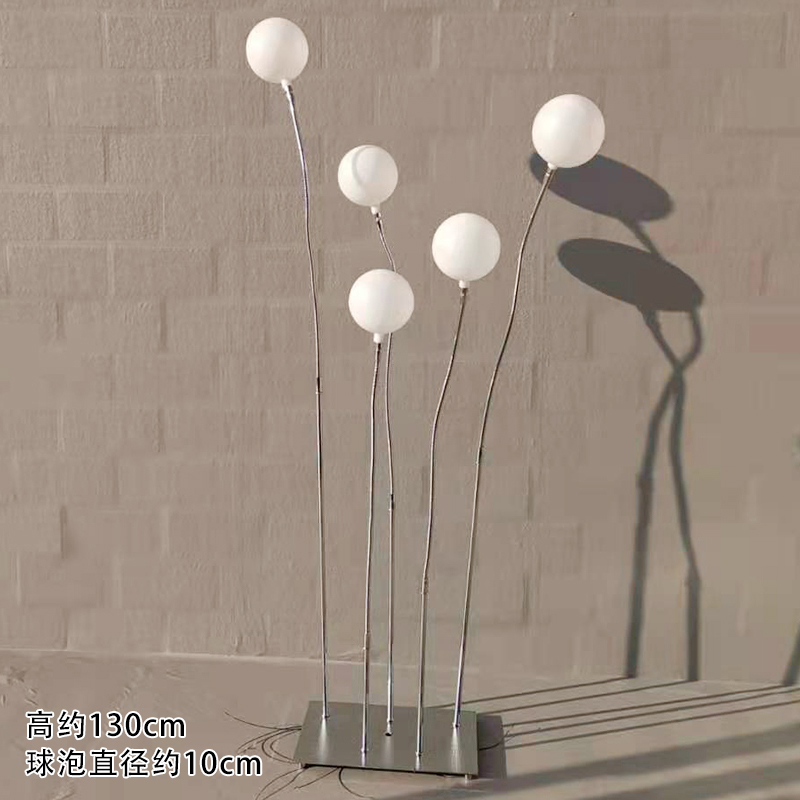 新款龙珠路引 圆形球泡路引灯银色可弯曲 婚礼舞台布置奶白球路引