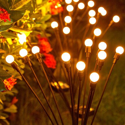 太阳能户外灯庭院花园布置装饰氛围灯防水阳台露台小彩灯串灯挂树