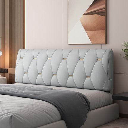 科技布床头靠垫软包榻榻米自粘软包双人大靠背简约现代床头靠枕