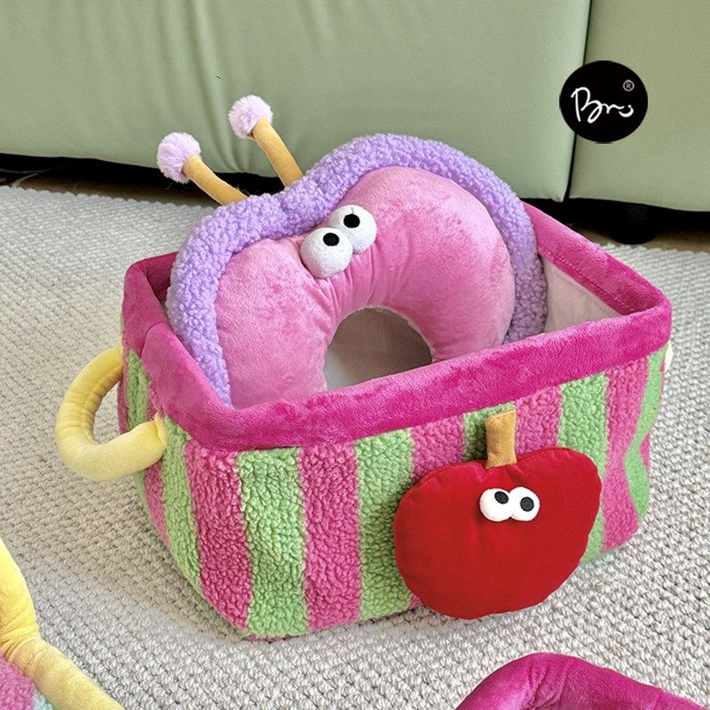 卡通收纳筐衣物收纳盒加厚布艺可水洗收纳篮玩具收纳杂物整理箱子