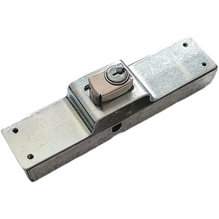 铁拉闸门缩钢门锁推拉门不锈钢栅栏移门锁拉闸双舌碰锁通用型钥匙