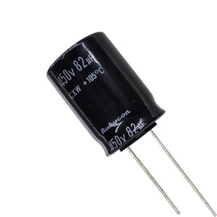 10只450v82uf红宝石18*25电解电容CXW驱动器电源主板滤波直105度