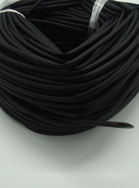 黑色自熄管 硅树脂玻璃纤t维自熄管 玻纤管矽套管整卷阻燃线束