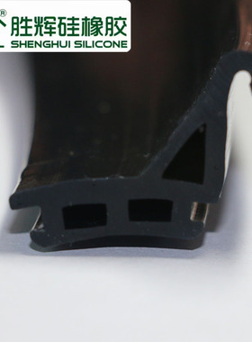 白色灰色黑色耐高温r硅胶断桥铝隔热铝合金等压胶条鸭嘴条