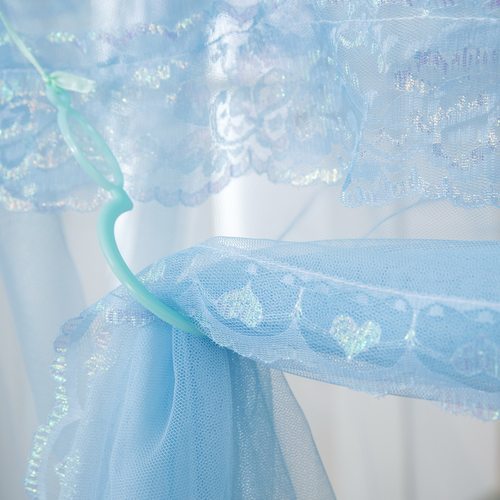 上下床蚊帐子母床高低双层床铺家用儿童床加密加厚不锈钢支架系绳