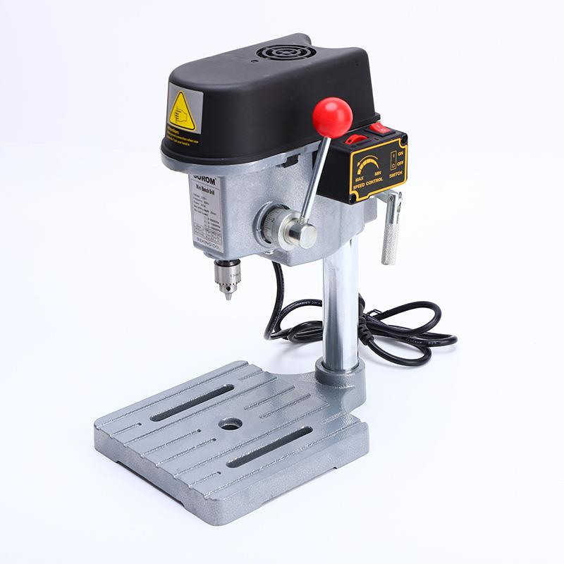 微型迷你台钻钻床铣床小型台钻家用多功能工业级钻孔机工作台