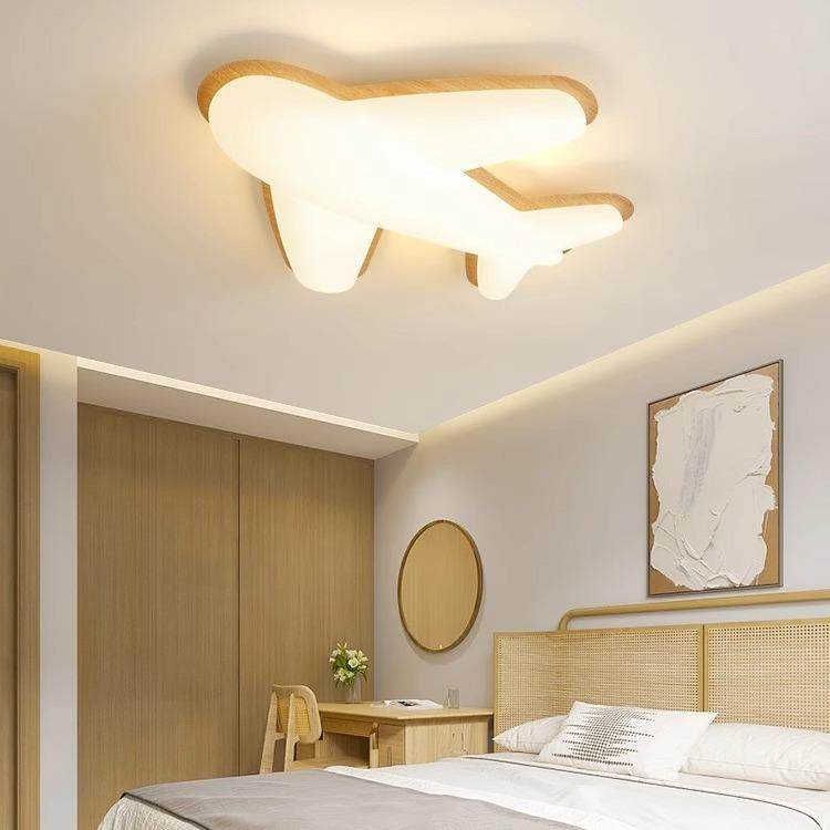 吸顶灯儿童房北欧创意滚塑护眼卧室灯简约现代网红卡通飞机儿童灯,自行车/骑行装备/零配件,更多零件/配件,淘宝优惠券,粉丝福利购,淘宝优惠卷