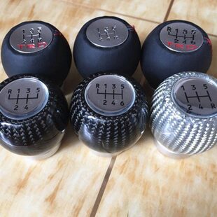 TRD改装5挡排挡头真碳纤带档位档把头手动挡通用波棍头赛车挂挡球