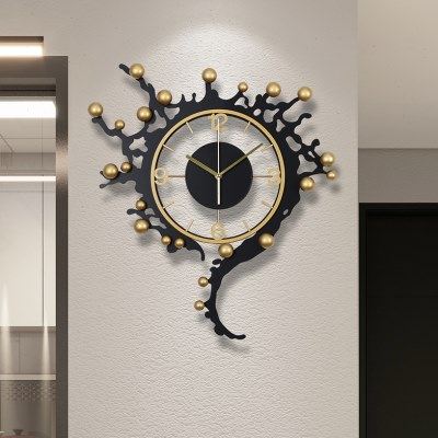 钟表挂钟客厅家庭墙壁艺术装饰静音时钟现代简约时尚个性创意大气