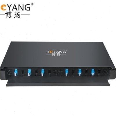 博扬 6口12芯光纤配线架1U单元体LC单模双工12芯满配抽拉式光纤,五金/工具,通用电缆,淘宝优惠券,粉丝福利购,淘宝优惠卷