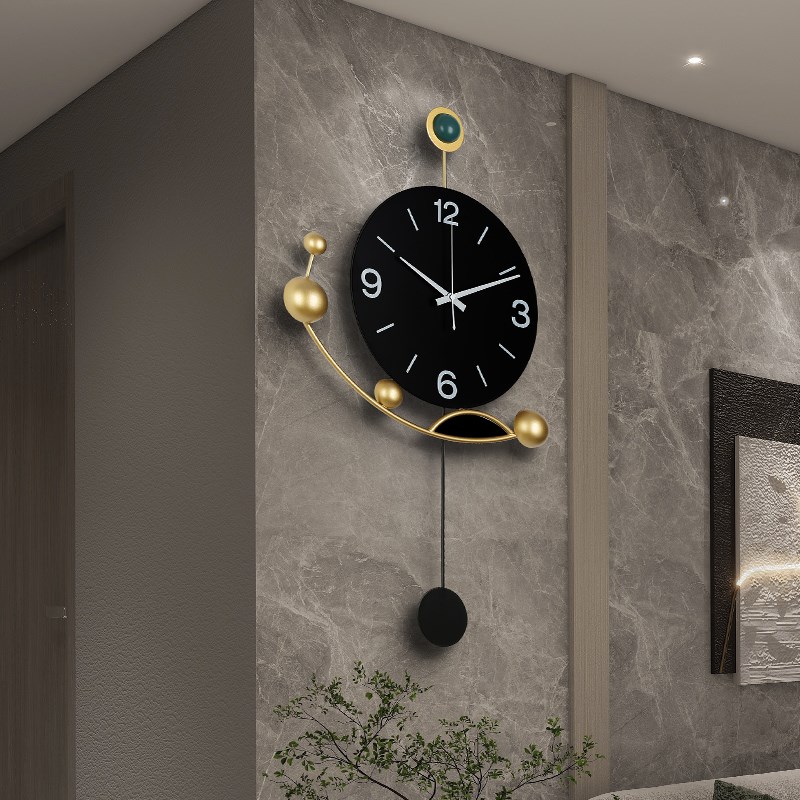 挂钟客厅c家用时尚现代简约网红轻奢风挂表创意装饰免打孔挂墙钟