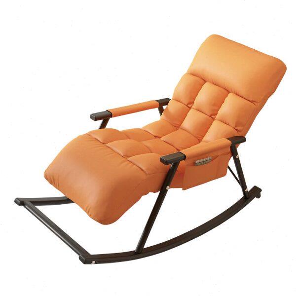 休闲科技布摇椅躺椅家用阳台沙发卧室客厅网红午休懒人椅子北欧