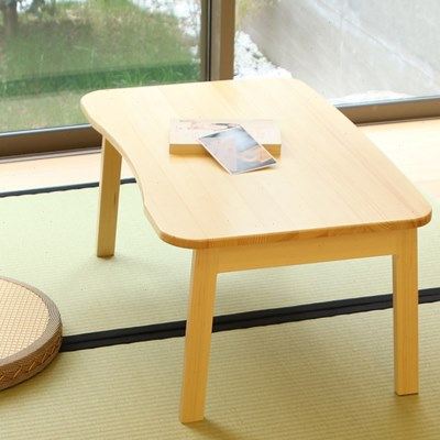 山形榻榻米小桌子日式小茶几可折叠实木矮桌卧室飘窗桌和室桌