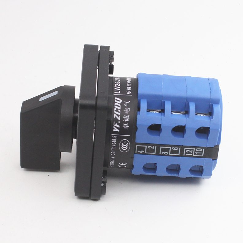 LW26-20五档三节单线五组电源电压信号切换5选一控制万能转换开关