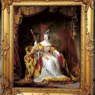 欧式画框实木相框长方形装裱可定制复古客厅餐厅玄关油画框大外框