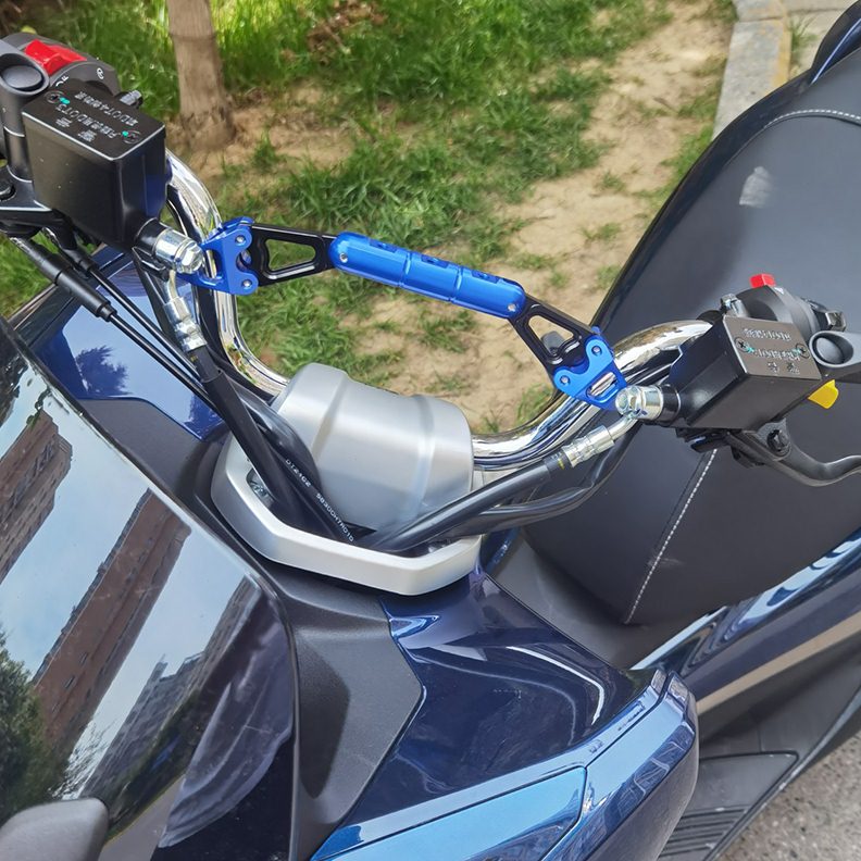 适用雅马哈FORCE155林海175 改装龙头加强杆SMAX车把导航支架横杆