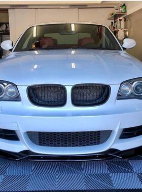 适用宝马1系E82E882008-2013前杠前唇前铲小包围外饰改装