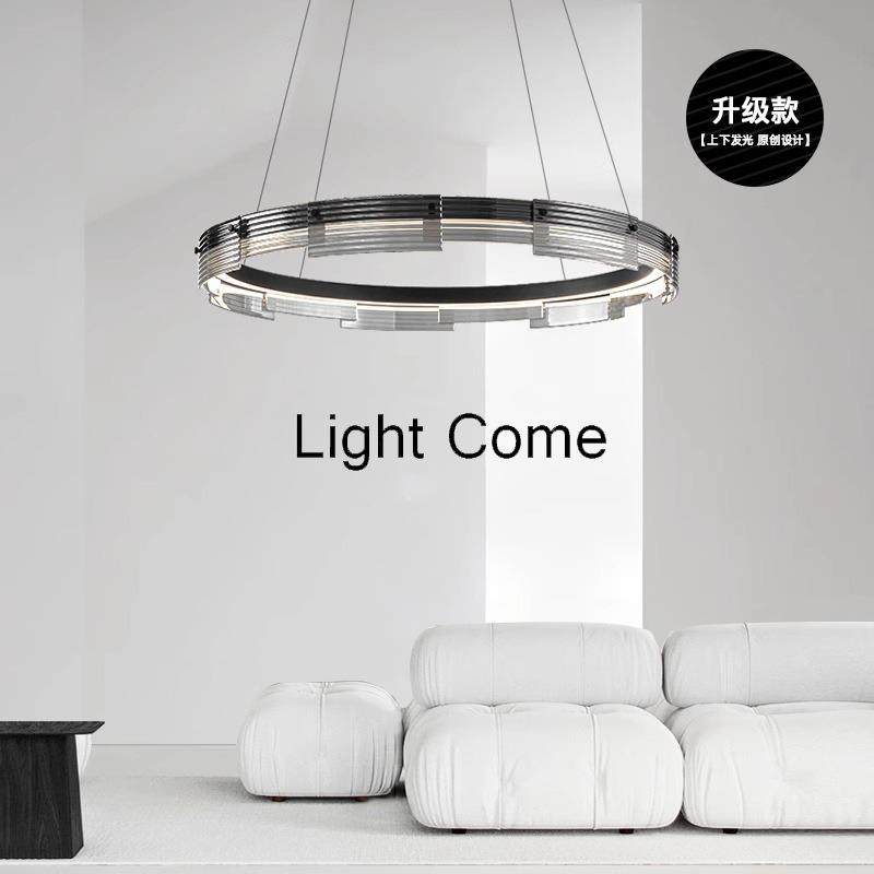 意式极简客厅吊灯高端现代卧室全光谱设计师玻璃光影创意上下发光,清洗/食品/商业设备,风口/风叶/风机配件,淘宝优惠券,粉丝福利购,淘宝优惠卷