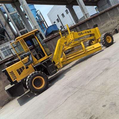 全景驾驶室道路修筑披挂式找平机地面平整牵引刮平机