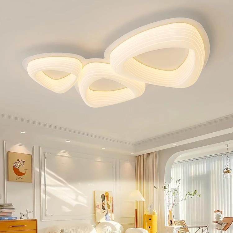 客厅灯全光谱三角形组合吸顶灯北欧现代简约奶油风卧室主灯大厅灯,清洗/食品/商业设备,风口/风叶/风机配件,淘宝优惠券,粉丝福利购,淘宝优惠卷