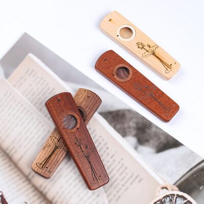 木质卡祖笛 沙比利木花梨木枫木胡桃木 Kazoo 祖卡笛 吹奏乐器