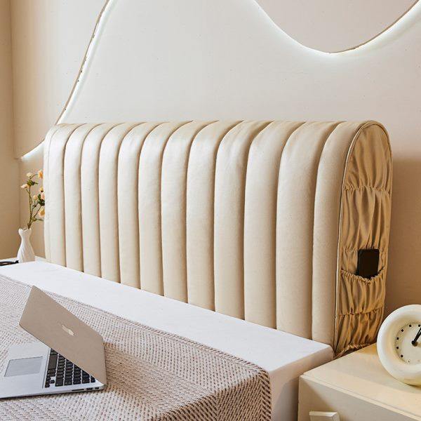 床头套罩2024新款高档加厚全包软包靠背保护套防尘罩简约现代通用,居家布艺,床头罩,淘宝优惠券,粉丝福利购,淘宝优惠卷