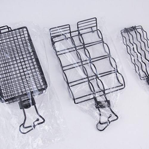 出老美 铁艺烧烤夹板配件三件套