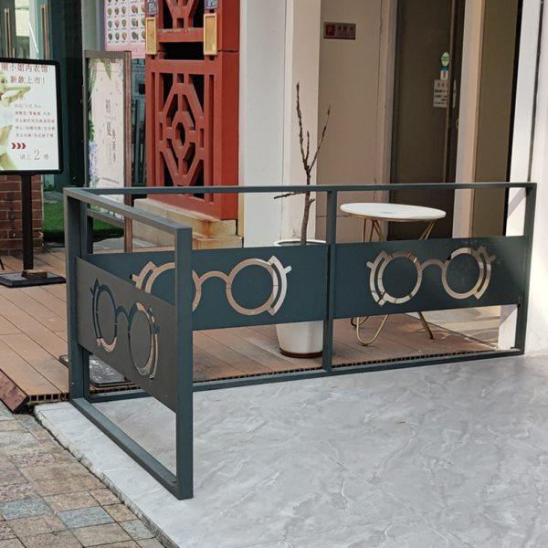 商业街店铺门口围栏饭店餐厅铁艺栅栏护栏户外矮隔断餐饮半截栏杆,商业/办公家具,挡板/围挡,淘宝优惠券,粉丝福利购,淘宝优惠卷