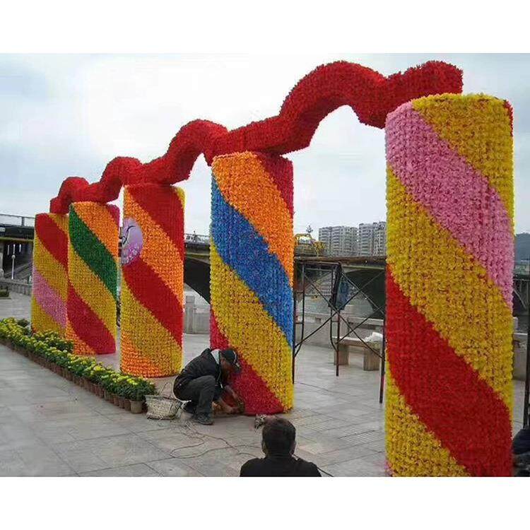 厂家供应户外雕塑园林景观雕塑摆件大型节日主仿真绿雕工艺品