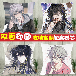 捉鬼师后日谈游戏周边同人抱枕秦梧骆云影可爱客厅沙发靠枕垫含芯