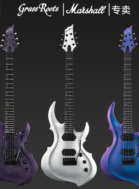 正品GRASSROOTS电吉他草根FRX初学入门进阶变色龙摇滚异性电吉他