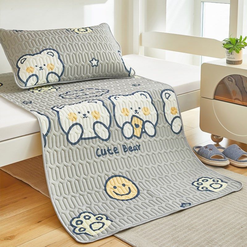 乳胶凉席冰丝席大学生宿舍0.9m寝室单人高低床凉感丝软席子可折叠,床上用品,乳胶席,淘宝优惠券,粉丝福利购,淘宝优惠卷