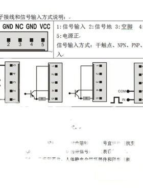 转速频率数字表头YM5135FR数显频率计/数显表 无刷电机转速表