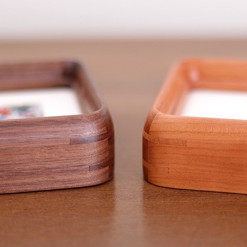 高级感实木像框摆台洗照片做成y相框定制儿童宫格情侣礼物书法装