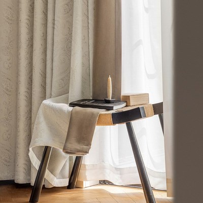 【YummyHome】雪尼尔法式高端轻奢提花现代简约卧室客厅遮光窗帘