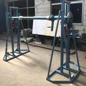 带制动装 制动放线架 刹车 10吨刹车电缆放线架螺旋折叠放线架