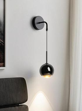 触摸开关壁灯床头灯高级感网红简约玄关创意客厅背景民宿LED壁灯