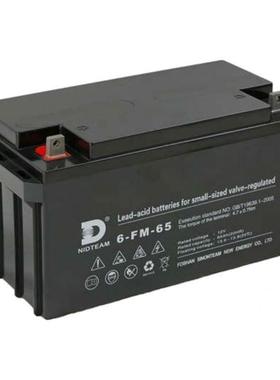 NIDTEAM力德蓄电池6-GFM-6512V6H发电储能直流屏纸箱非进口